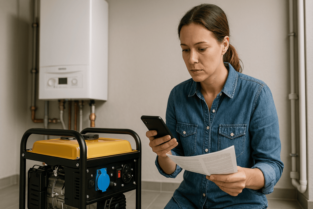 Підключення генератора до котла опалення