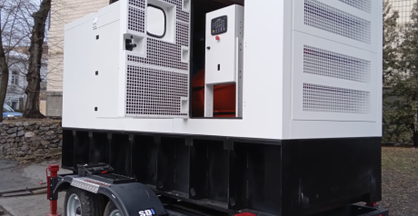 Дизельний генератор на причепі